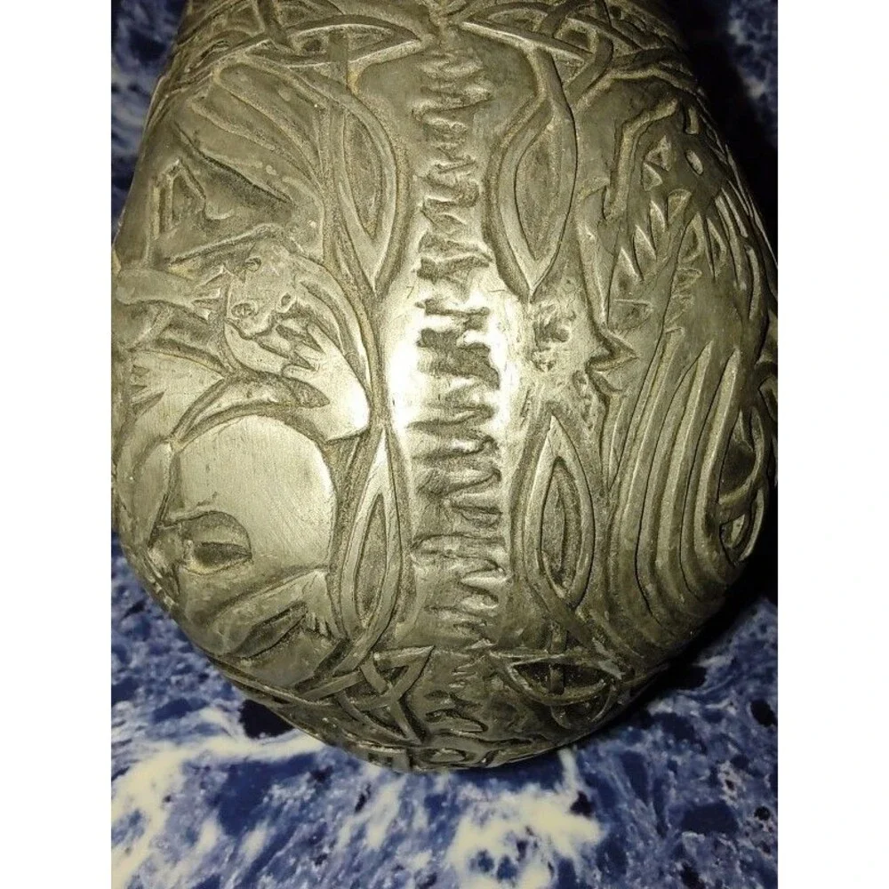 VTG A.A.D.L.P Adams Apple 1998 WUI Tribal Tattoo Skull Pewter Gothic Halloween